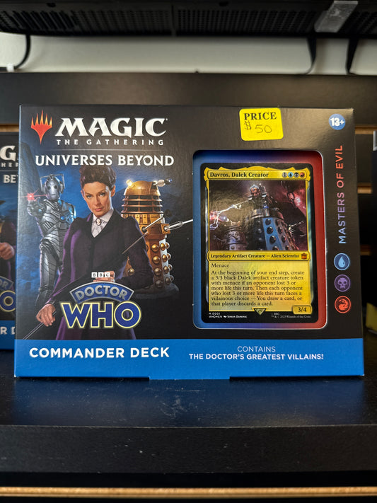 Magic Doctor Who Commander Deck - Masters of Evil