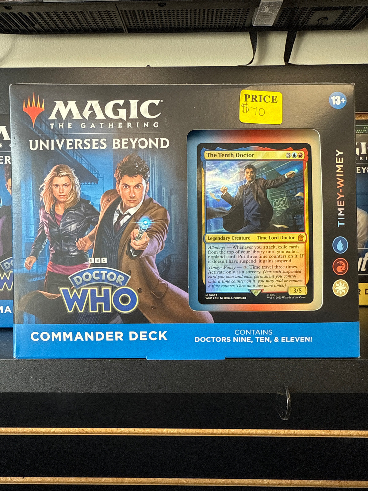 timey wimey mtg commander deck Magic Doctor Who Set:NON FOIL Grimoire Legendary Creature — Mutant Mercenary Hero new cards featuring stunning 3D Printed Commander Deck