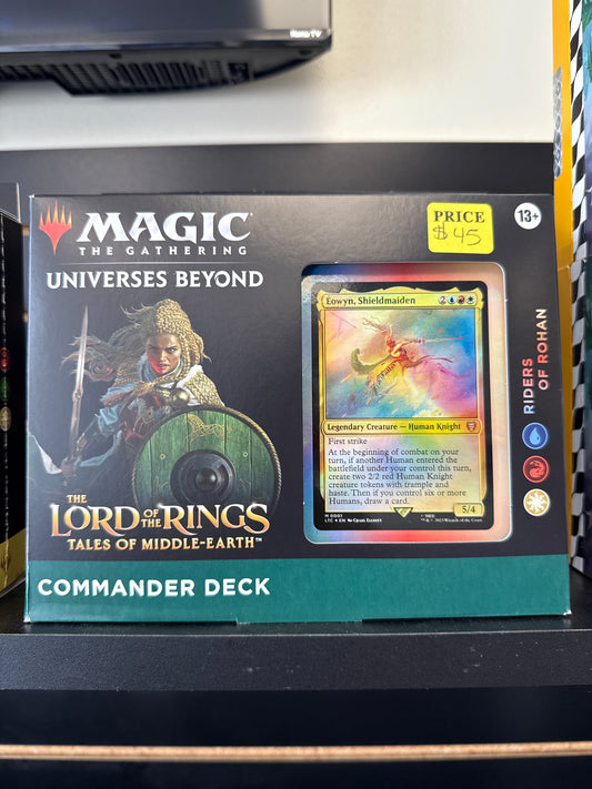 Magic Lord of the Rings Commander Deck - Riders of Rohan