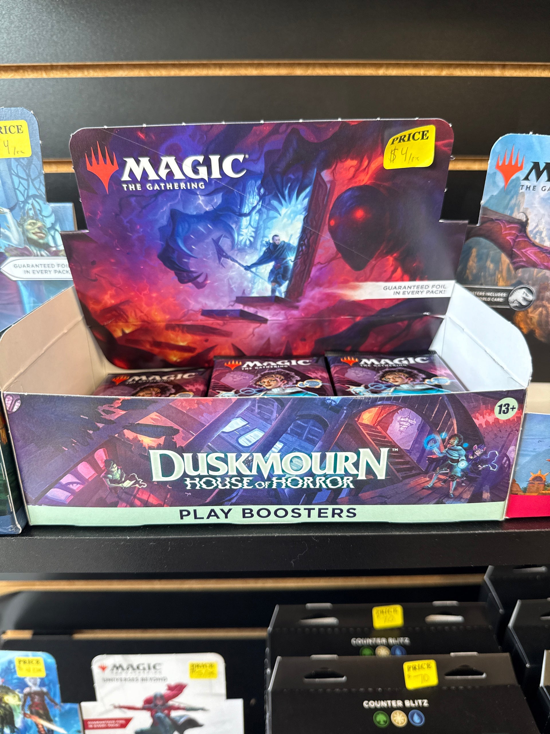 duskmourn booster box price Amazon.com: Magic: The Gathering Duskmourn: House of Horror Play Booster Box  : Toys & Games